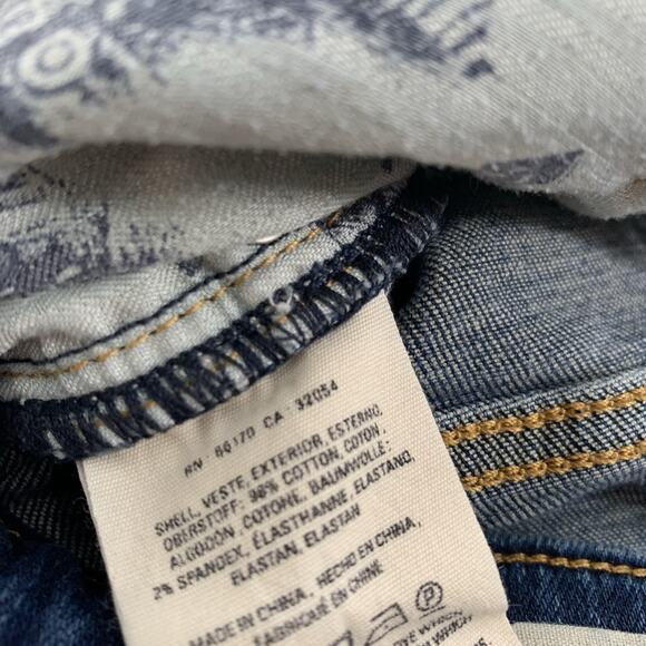 Anthropologie Pilcro and the Letterpress Script Cut Off Jean Shorts 26 Denim - Picture 5 of 8